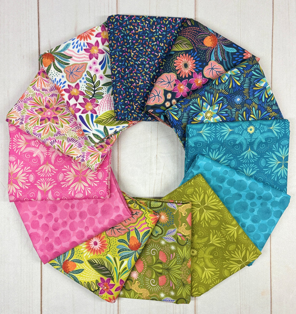 Bahia Flora Stash Builder Bundle Fabrics Lewis & Irene   