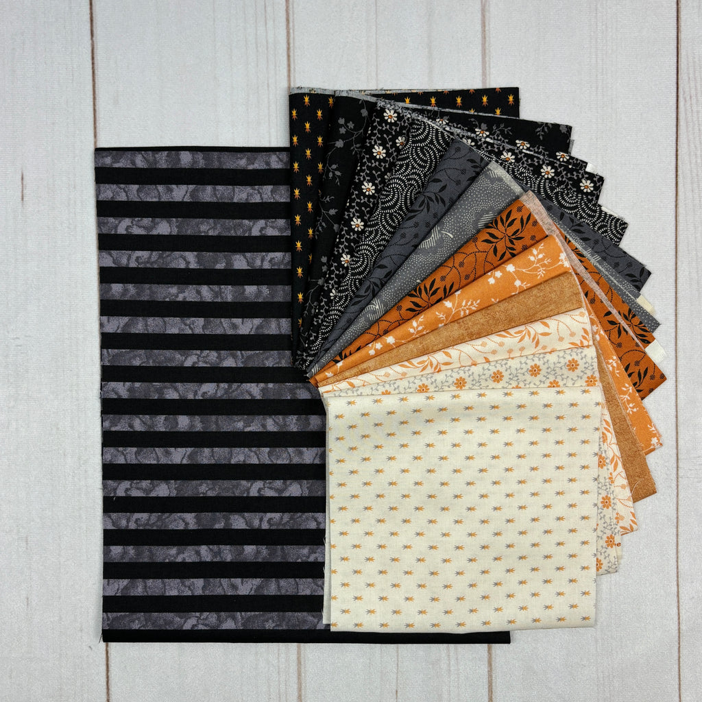 Pumpkin Licorice  Lil' Bundle Fabrics Andover   