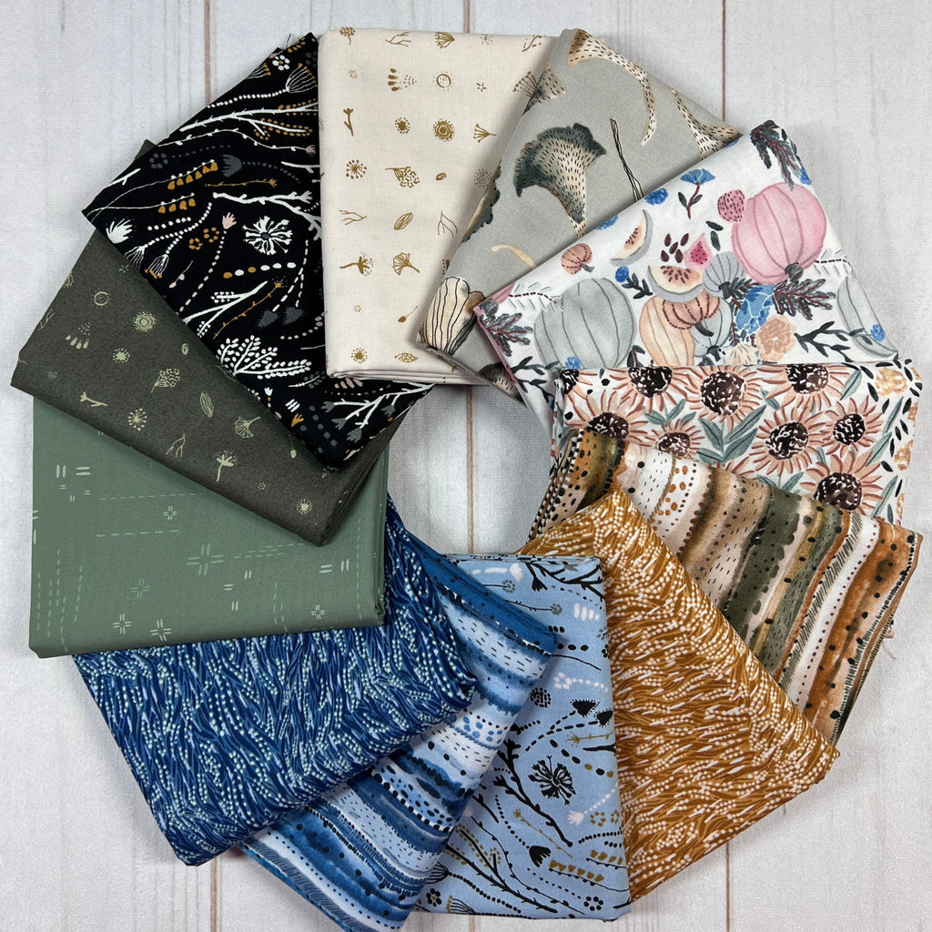 Autumn Forage Stash Builder Bundle Fabrics Figo   