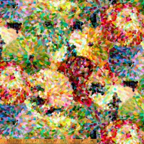 Windham Fabrics Impressionist Floral Multi 108" Wide Backing Fabric - 51464D-X - 3 YARD Fabrics Windham Fabrics