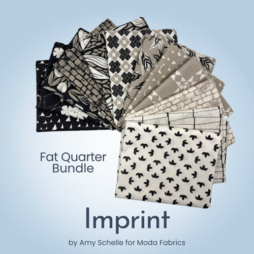 Imprint Fat Quarter Bundle, multicolor quilting fabric by Moda Fabrics