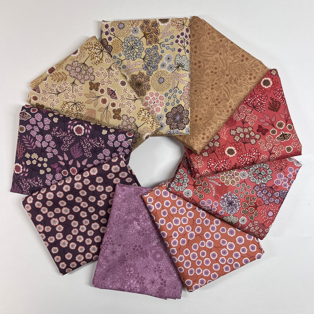Jardin D'Automne Half Yard Bundle Fabrics Lewis & Irene
