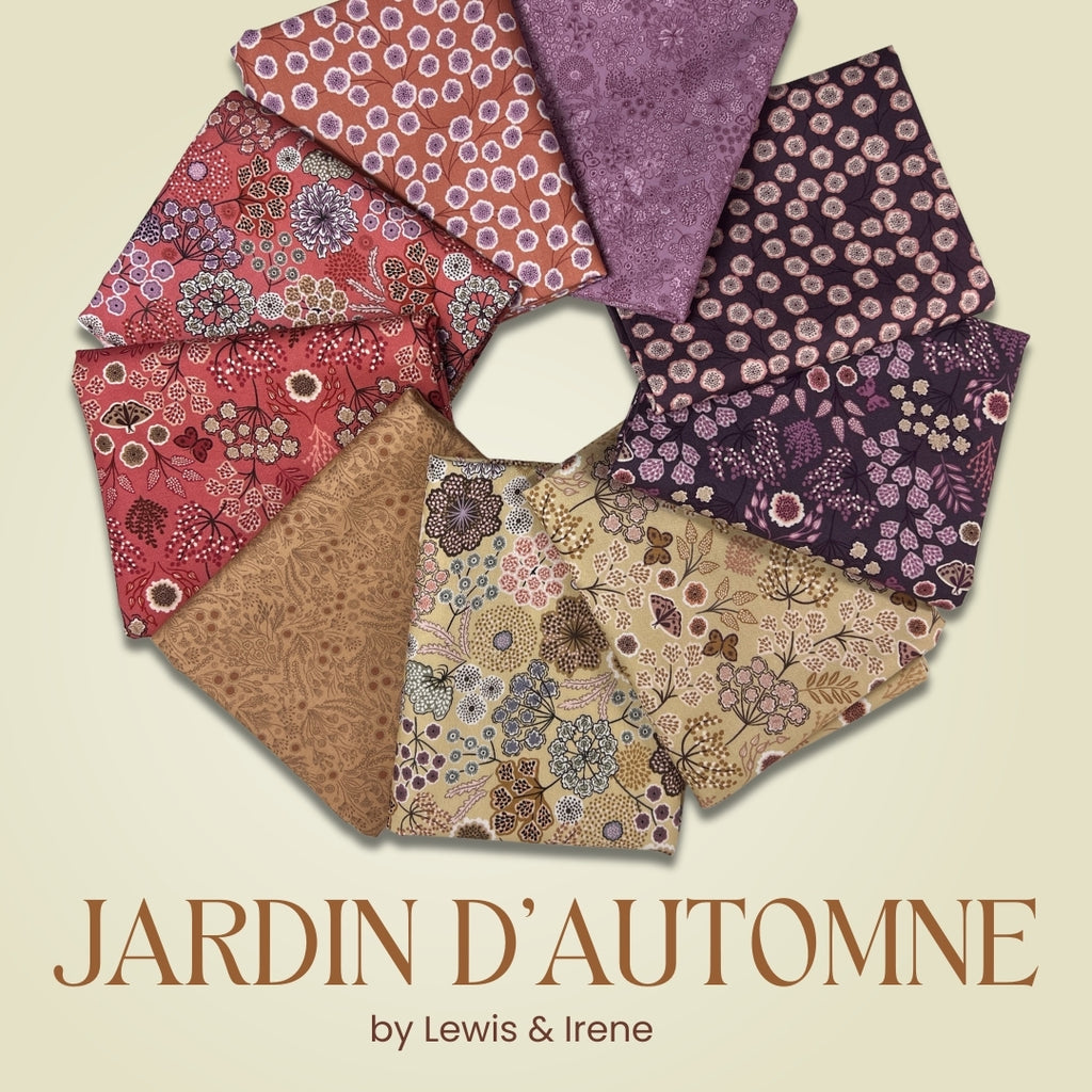 Jardin D'Automne Half Yard Bundle Fabrics Lewis & Irene