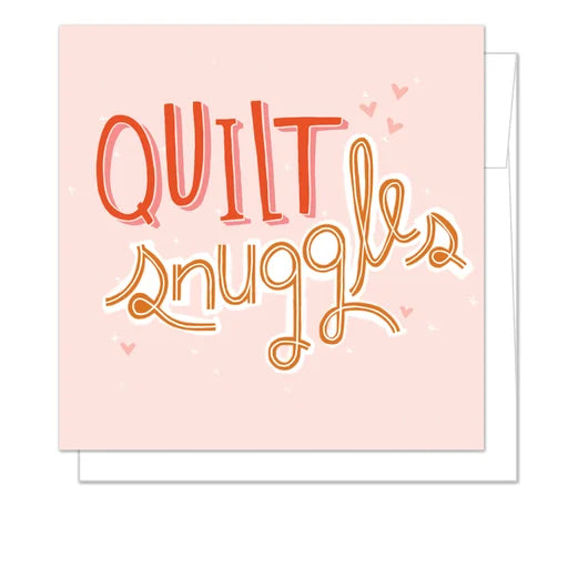 Greeting Card "Quilt Snuggles" Apparel & Accessories Checker   