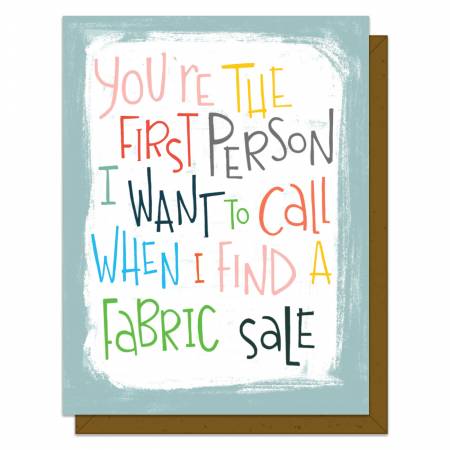 Greeting Card "You're the first person..." Apparel & Accessories Checker   