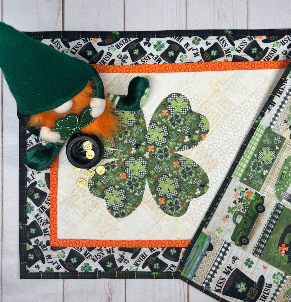 Shamrock Bloomin' Runner Kit Fabrics GE Designs