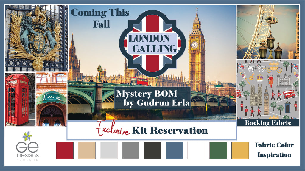 London Calling - Fabric Kit Fabrics GE Designs   