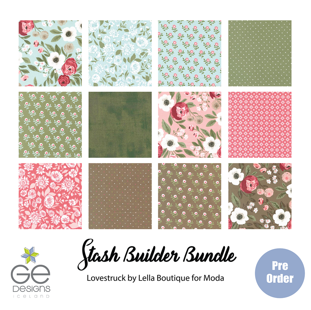 Lovestruck Stash Builder Bundle Fabrics Moda Fabrics   