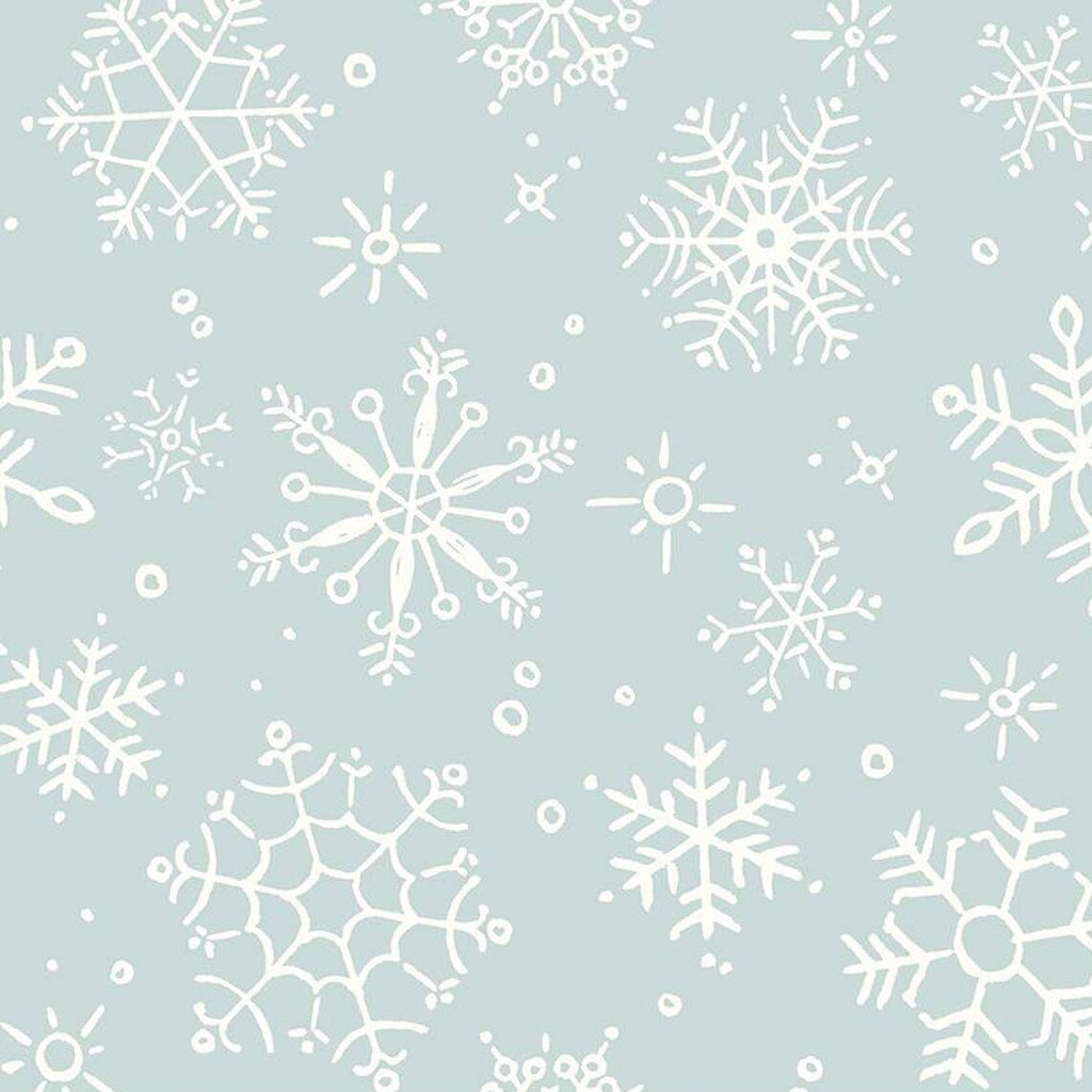 Magical Winterland Snowflake Blue WB14949B - 108" Wide 1 YARD Fabrics Riley Blake   