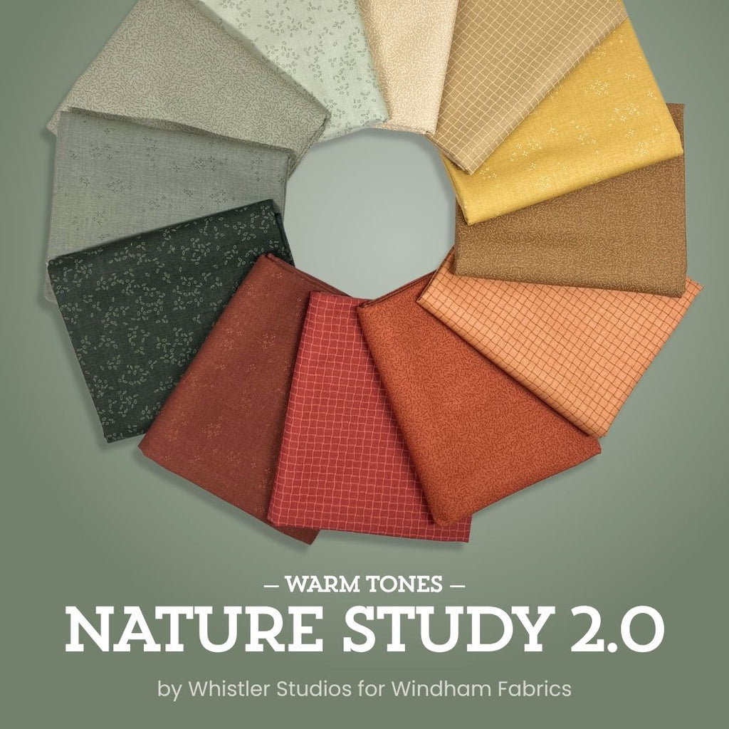Nature Study 2.0- Warm Half Yard Bundle Fabrics Windham Fabrics