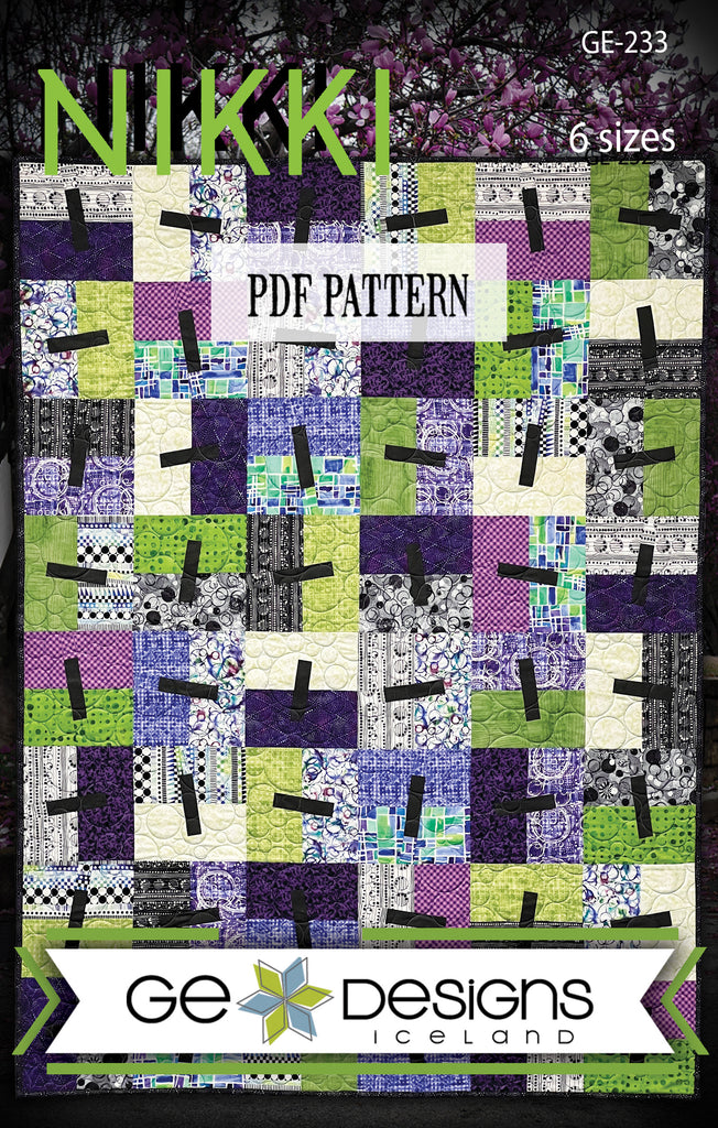 Nikki - 10" Square PDF Pattern 233 Pattern GE Designs   