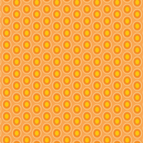 Oval Elements Papaya Orange OE-901 Fabrics Art Gallery