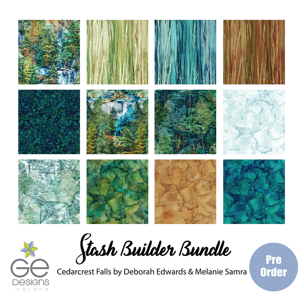 Cedarcrest Falls Stash Builder Bundle Fabrics Northcott   