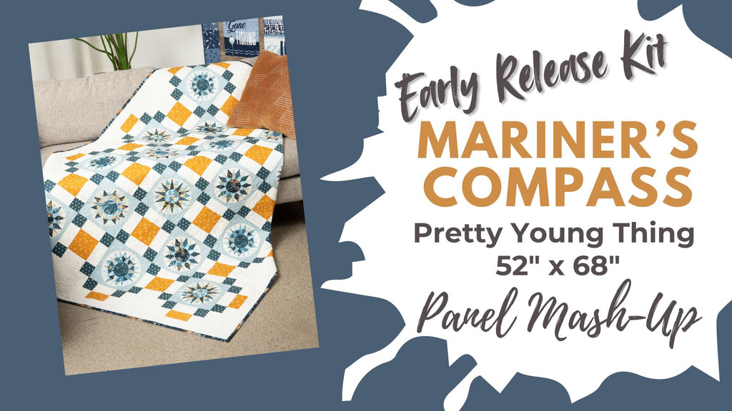 Mariner's Compass Panel Kit Fabrics GE Designs