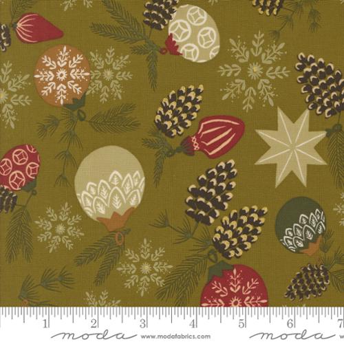 Old World Yuletide Pickle 45621-12 - 4 YARDS Pre-Order Fabrics Moda Fabrics