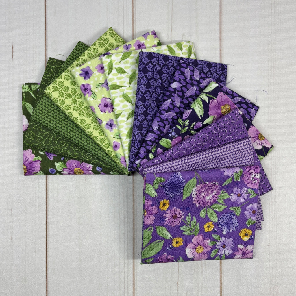 Plum Petals Fat Quarter Bundle Fabrics Riley Blake