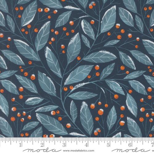 Purrfect Christmas Holly Midnight 39045-16 Fabrics Moda Fabrics