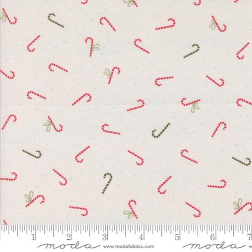 Purrfect Christmas Candy Canes Pearl 39047-11 Fabrics Moda Fabrics