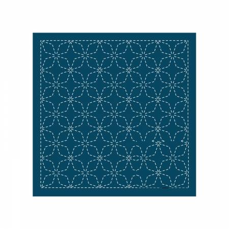 Sashiko Sampler Kaku-shippo Navy #SC-0202 Tool Checker   