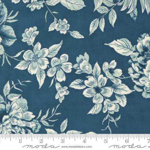 Moda Fabrics Sandalwood Floral Indigo 108" Wide Backing Fabric - 108019-14 - 3 YARD Fabrics Moda Fabrics