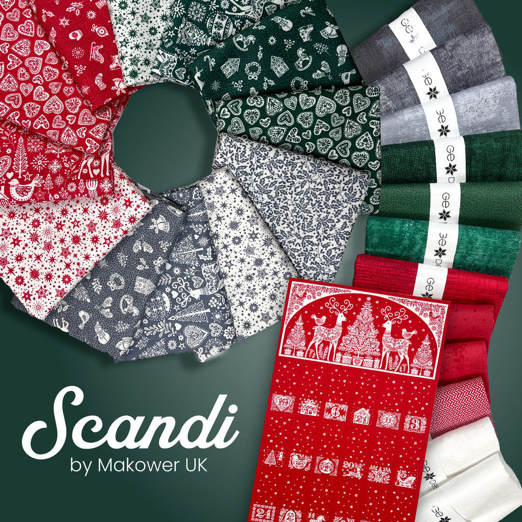 Scandi Half Yard Bundle Fabrics Makower UK