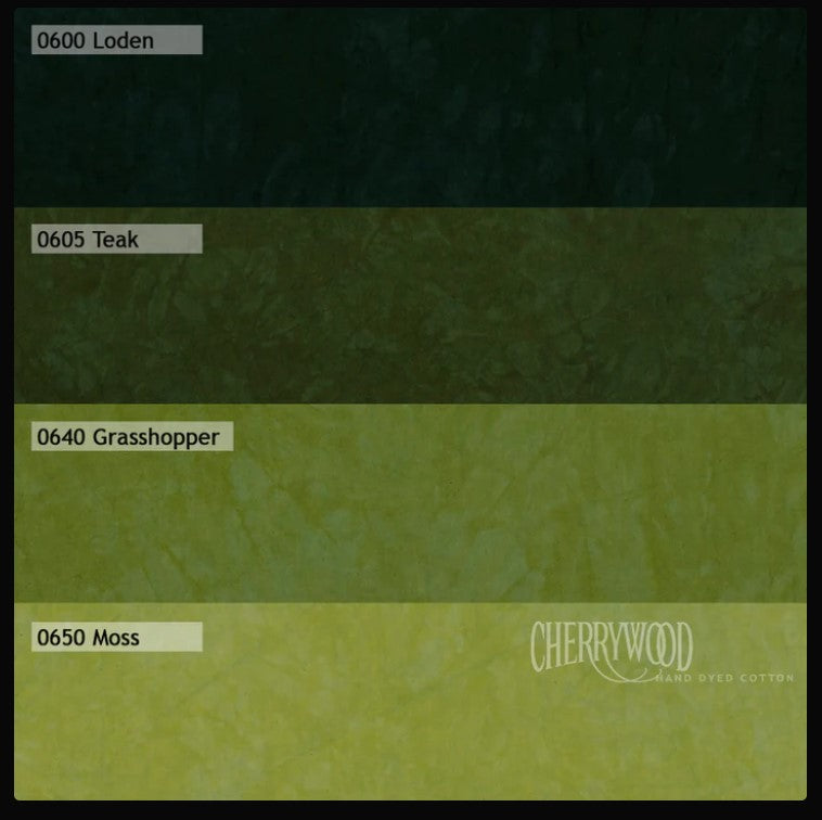 Cherrywood Grass Medley 4 pc Fat Quarter Bundle Fabrics Cherrywood Fabrics   