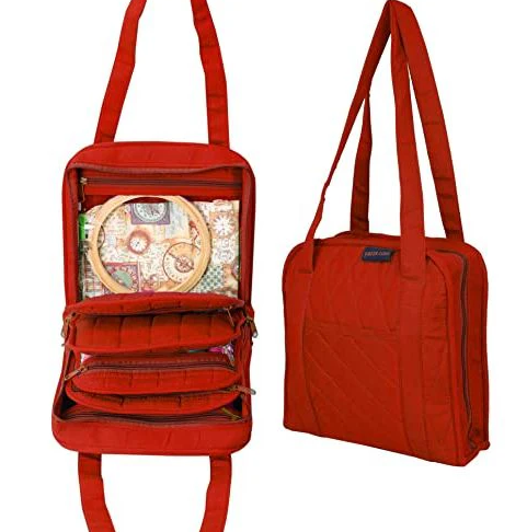 Yazzii Oval Organizer Red CA140R Storage & Bags Yazzii