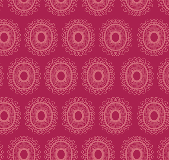 Winged Garden Pink Petal Radiant Revival A-1072-L Fabrics Andover