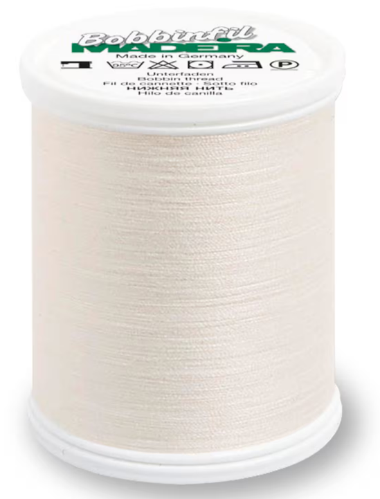 Madeira Bobbinfil 80 Bobbin Thread Cones - Natural -1100 yds - Item 9769 Thread Madeira