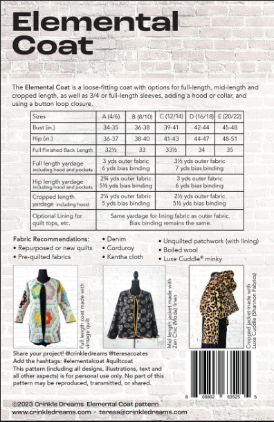 The Elemental Coat Pattern Pattern Checker   