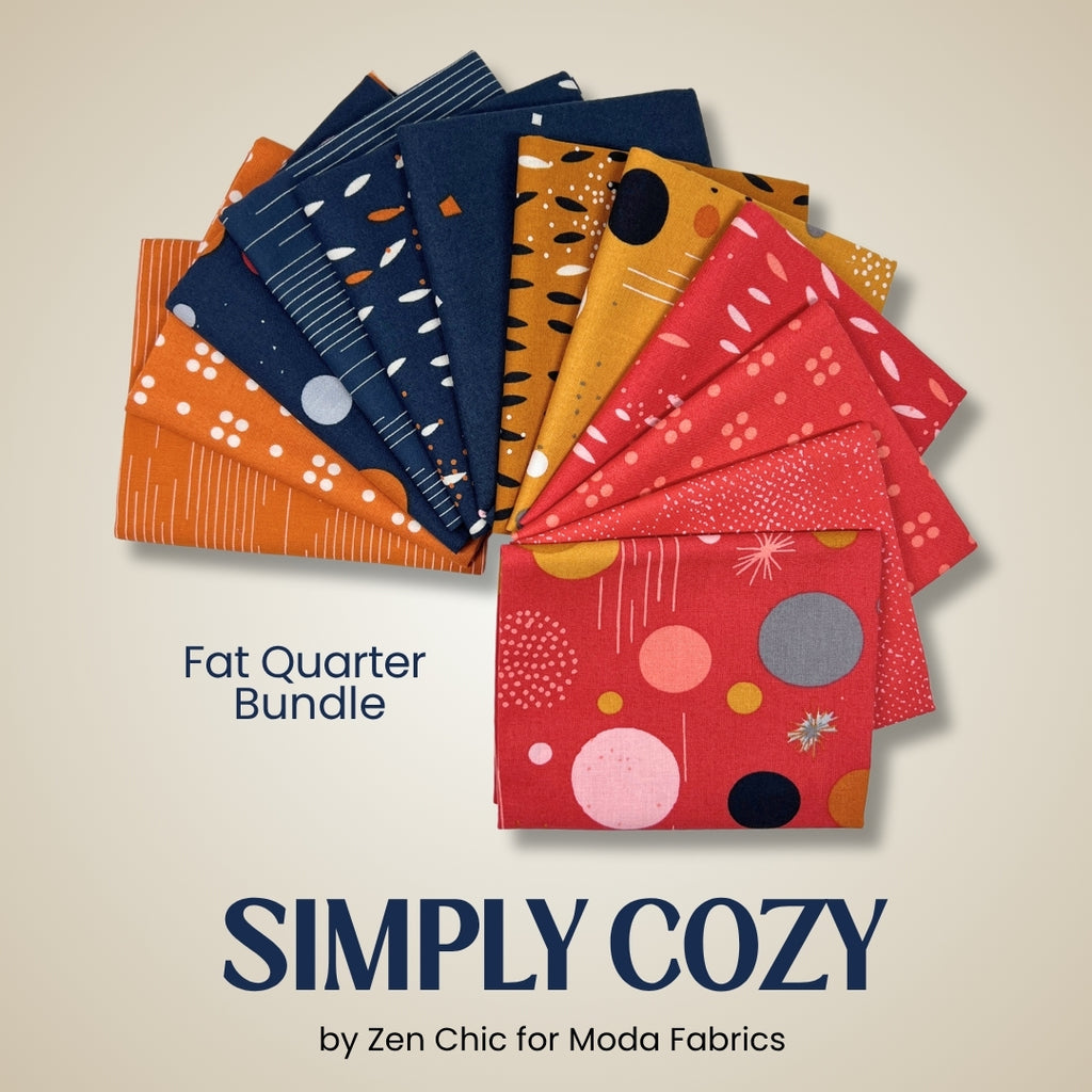 Simply Cozy Fat Quarter Bundle Fabrics Moda Fabrics