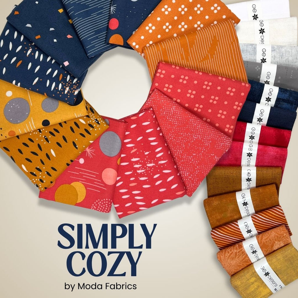 Simply Cozy Half Yard Bundle Fabrics Moda Fabrics