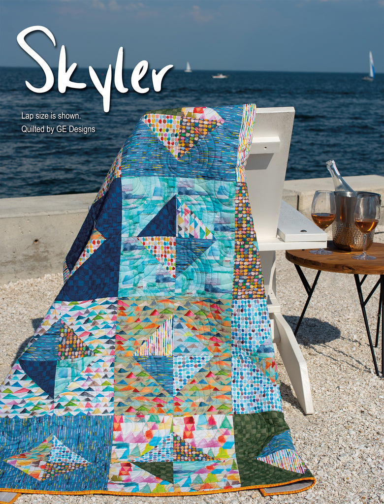 Skyler Video Class - Stripology Quickies Club Pattern GE Designs   