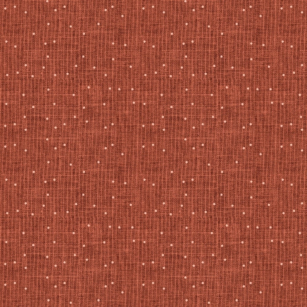 Stash Stripe Dot Rust 92022-30 Fabrics Figo   