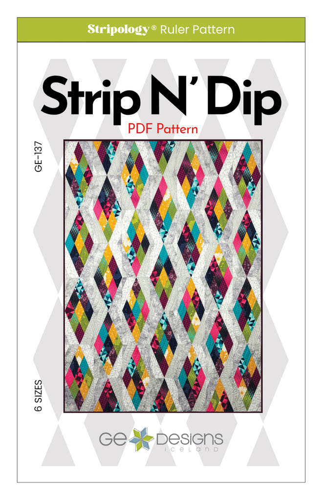 Strip N' Dip - 2.5" PDF Strip Pattern 137 Pattern GE Designs