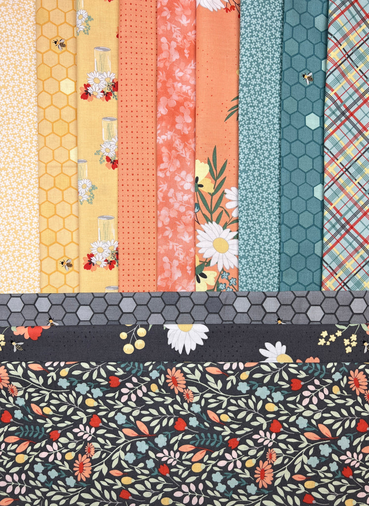 Sunshine & Sweet Tea Stash Builder Bundle Fabrics Riley Blake   