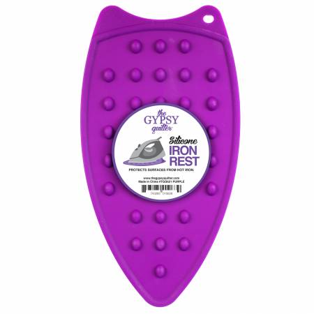 The Gypsy Quilter Silicone Iron Rest Purple TGQ021  Checker   