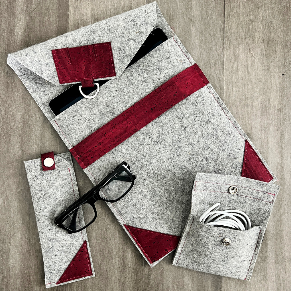 GEasy Tablet Case - Cord Bag & Eyeglass Case Pattern GE Designs   