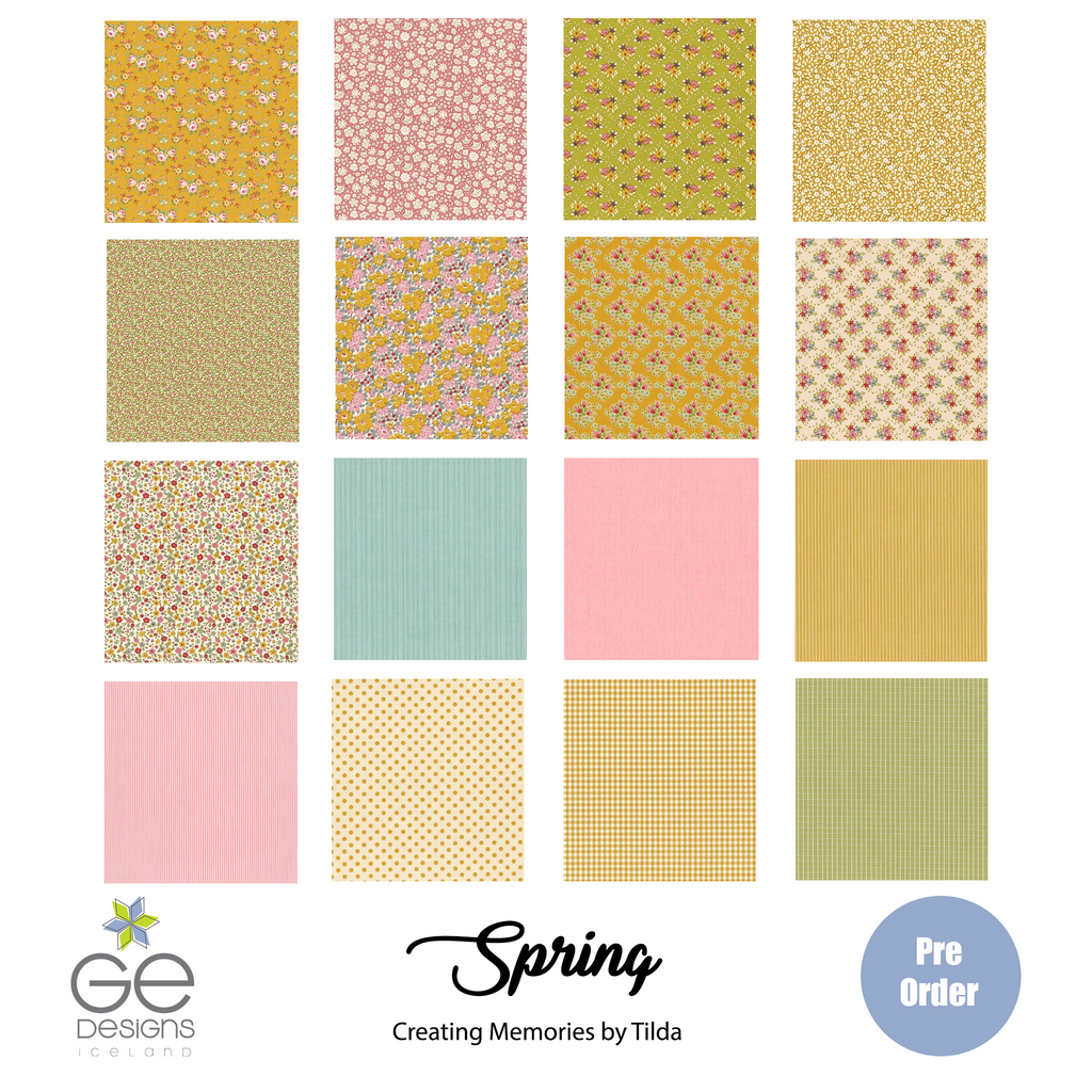 Tilda Fabrics Creating Memories Spring/Easter - Half Yard Bundle Fabrics Tilda