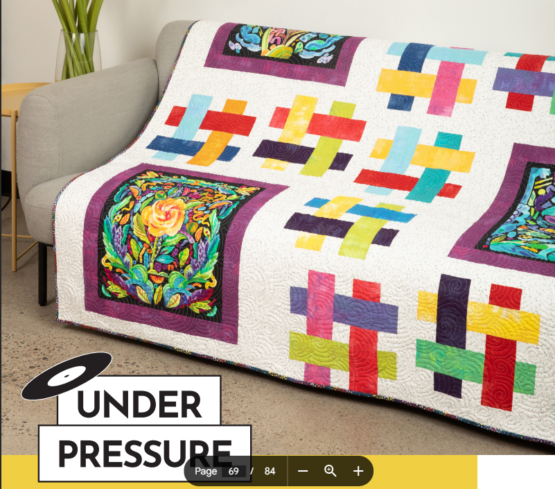 Radiant Panel Kit - Under Pressure Pattern - 70"x84" Size Fabrics GE Designs