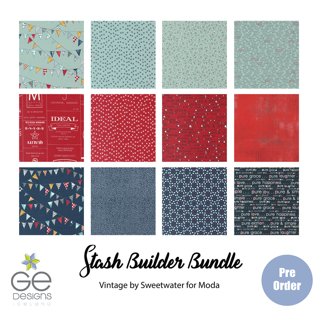 Vintage Stash Builder Bundle Fabrics Moda Fabrics   