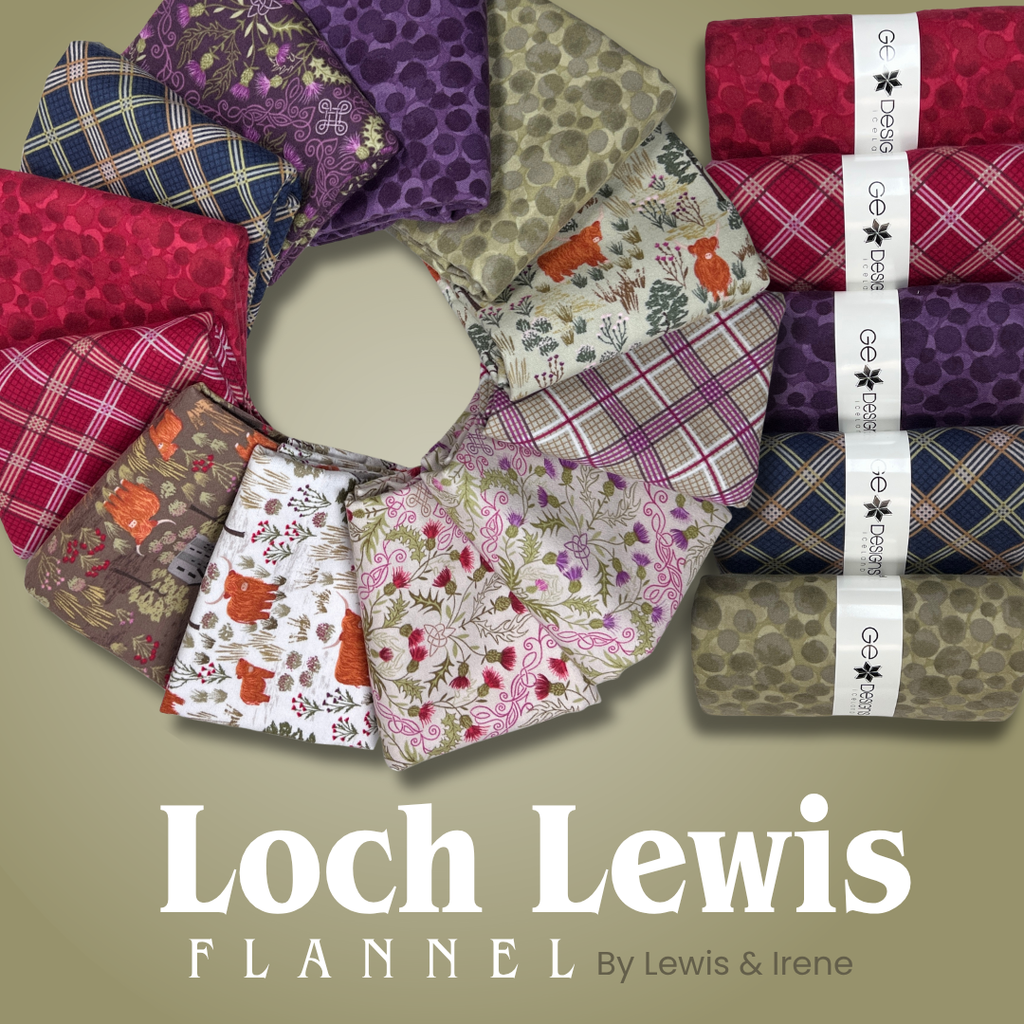 Loch Lewis Flannel Half Yard Bundle Fabrics Lewis & Irene