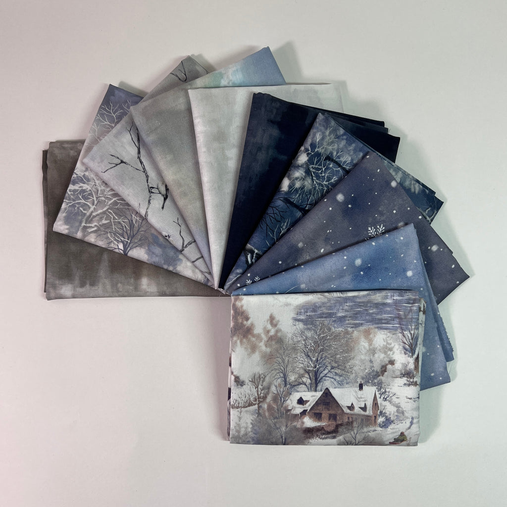 Winter Whisper Fat Quarter Bundle Fabrics Windham Fabrics