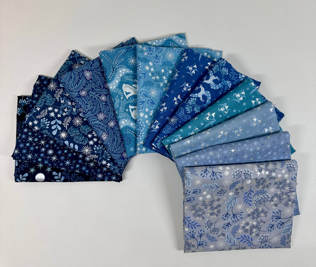 A Winter's Moon Fat Quarter Bundle Fabrics Lewis & Irene