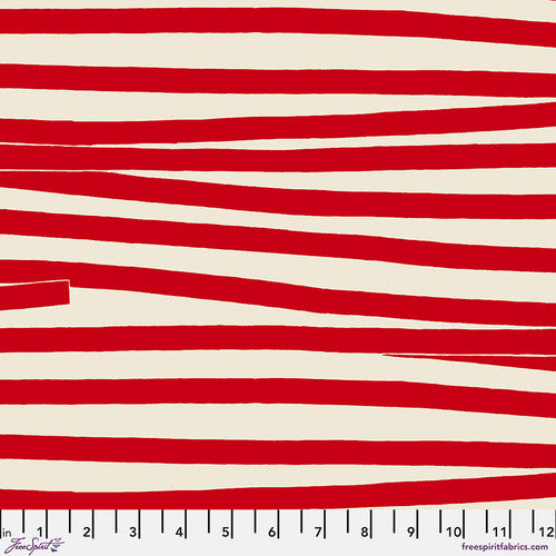 Winterberry Ribbon Red PWMN039 Fabrics Free Spirit   