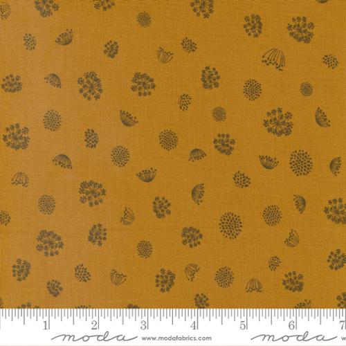 Woodland Wildflowers Royal Rounds Caramel 45587-22 Fabrics Moda Fabrics   