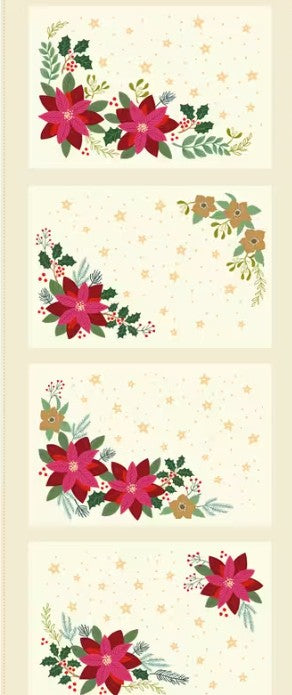 All is Bright Placemat Panel SH27 Fabrics Lewis & Irene