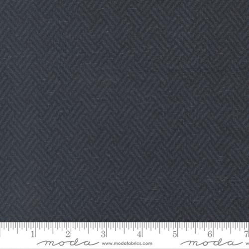 Prairie Gatherings Basket Weave Navy Flannel - 49312-18F Fabrics Moda Fabrics