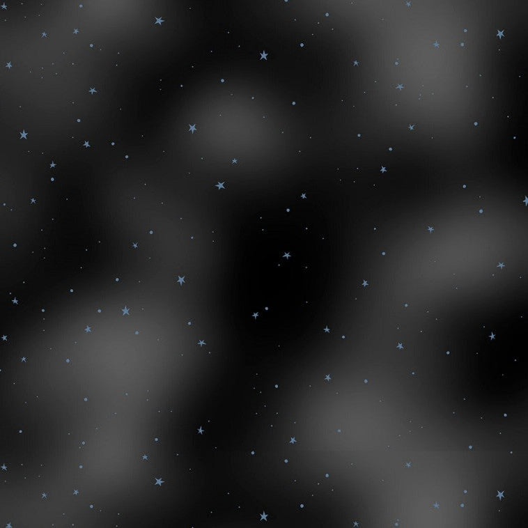 Practical Magic Black Starry Sky T-25-4 Fabrics P&B Textiles