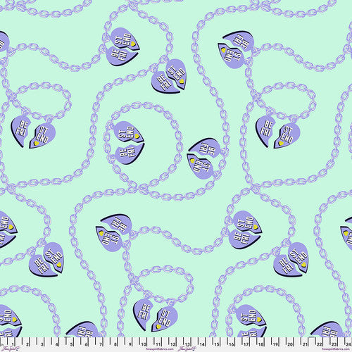 Free Spirit Fabrics Tula Pink Besties Big Charmer Bluebell 108" Wide Backing Fabric - QBTP015 - 1 YARD Fabrics Free Spirit